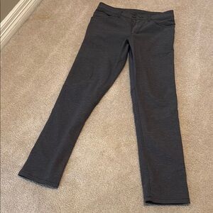 Men’s Lululemon 5 pocket sark grey wool chinos (like new) 31 waist